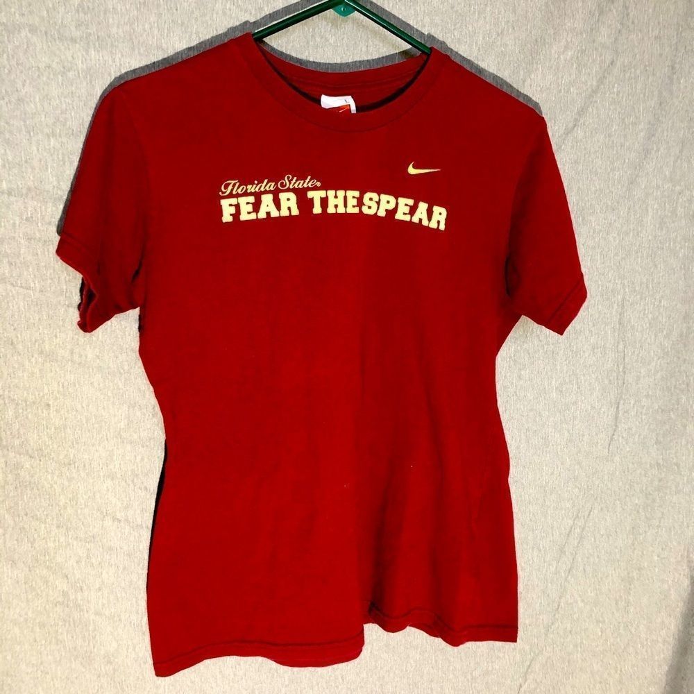 Nike Team Florida State University “Fear The Spear” Short Sleeve Tshirt Yth sz L